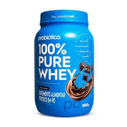 100% Pure Whey Probiótica Chocolate - 900g 100% Pure Whey Probiótica Chocolate - 900g