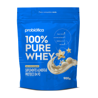 100% Pure Whey Refil Probiótica Baunilha - 900g 100% Pure Whey Refil Probiótica Baunilha - 900g