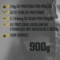 100% Pure Whey Refil Probiótica Cookies & Cream - 900g