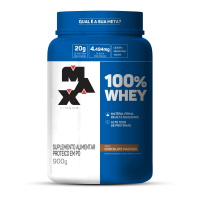 100% Whey Max Titanium Chocolate Maltado - 900g 100% Whey Max Titanium Chocolate Maltado - 900g