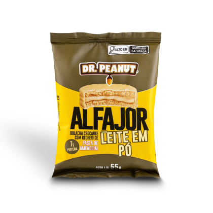Alfajor Dr. Peanut Leite em Pó - 55g