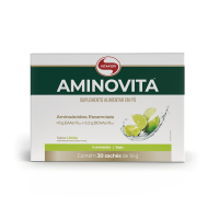 Aminovita Limão Vitafor - 30 sachês 10g Aminovita Limão Vitafor - 30 sachês 10g
