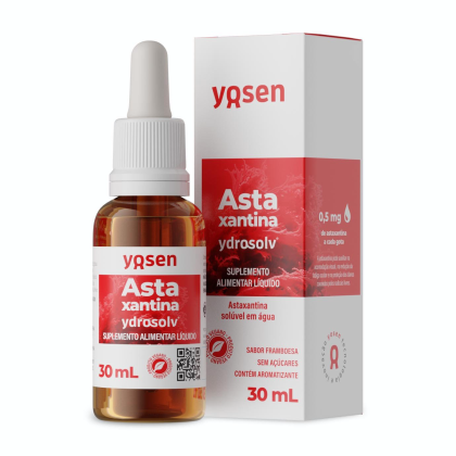 Astaxantina Ydrosolv® Yosen - 30ml Astaxantina Ydrosolv® Yosen - 30ml