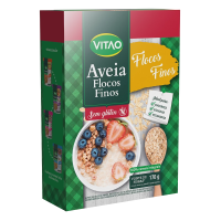 Aveia Flocos Finos sem Glúten Vitao - 170g