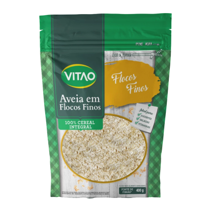 Aveia Flocos Finos Vitao - 400g Aveia Flocos Finos Vitao - 400g