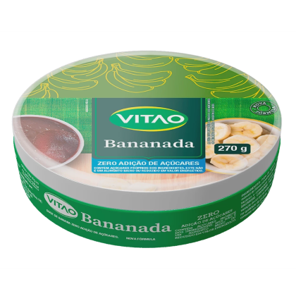 Bananada Zero Açúcar Vitao - 270g Bananada Zero Açúcar Vitao - 270g