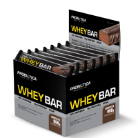 Barra De Proteína Whey Bar Probiótica Chocolate - 24 unidades de 40g Barra De Proteína Whey Bar Probiótica Chocolate - 24 unidades de 40g