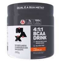 BCAA Drink 4:1:1 Max Titanium Laranja - 280g BCAA Drink 4:1:1 Max Titanium Laranja - 280g