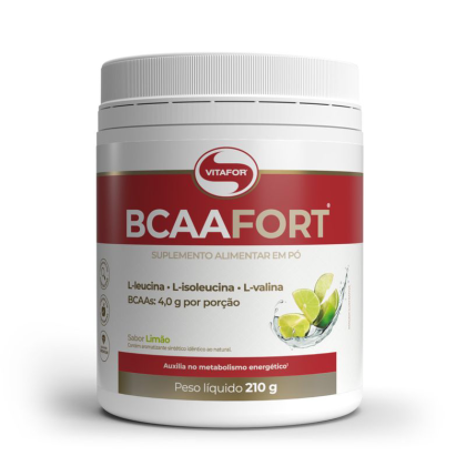 BCAA Fort Limão Vitafor - 210g BCAA Fort Limão Vitafor - 210g