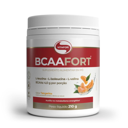 BCAA Fort Tangerina Vitafor - 210g BCAA Fort Tangerina Vitafor - 210g