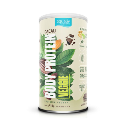Body Protein Veggie Cacau Equaliv - 418g