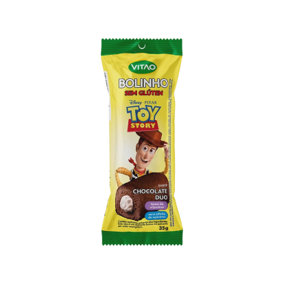 Bolinho Duo sem Glúten Disney Chocolate Vitao - 35g Bolinho Duo sem Glúten Disney Chocolate Vitao - 35g