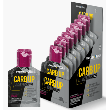Carb Up Gel Black Probiótica Açaí com Guaraná - 10 sachês de 30g cada Carb Up Gel Black Probiótica Açaí com Guaraná - 10 sachês de 30g cada