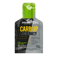 Carb Up Gel Black Probiótica Caldo de Cana com Limão - 10 sachês de 30g cada