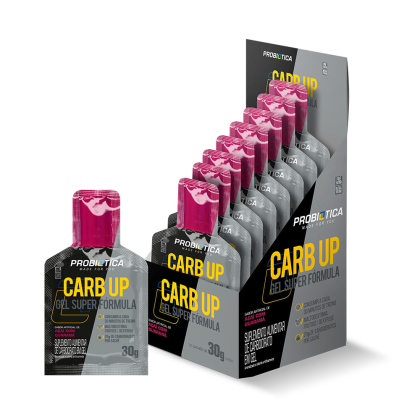 Carb Up Gel Super Fórmula Probiótica Açaí Com Guaraná - 10 sachês de 30g cada