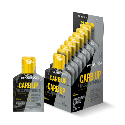 Carb Up Gel Super Fórmula Probiótica Banana - 10 sachês de 30g cada Carb Up Gel Super Fórmula Probiótica Banana - 10 sachês de 30g cada