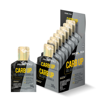 Carb Up Gel Super Fórmula Probiótica Baunilha - 10 sachês de 30g cada Carb Up Gel Super Fórmula Probiótica Baunilha - 10 sachês de 30g cada