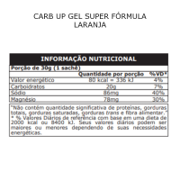Carb Up Gel Super Fórmula Probiótica Laranja - 10 sachês de 30g cada Carb Up Gel Super Fórmula Probiótica Laranja - 10 sachês de 30g cada