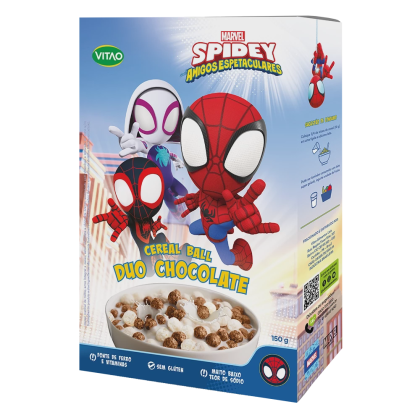 Cereal Duo Balls sem Glúten Disney Chocolate Vitao - 150g