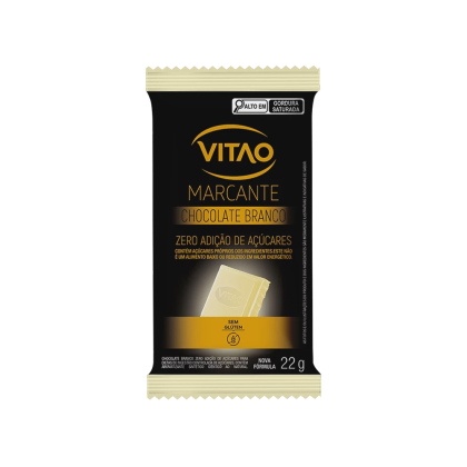 Chocolate Branco Zero açúcar Marcante Vitao - 22g Chocolate Branco Zero açúcar Marcante Vitao - 22g