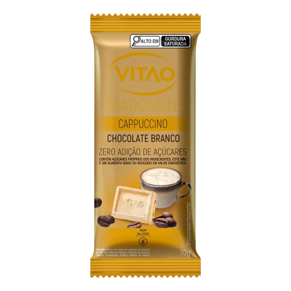 Chocolate Cappuccino Zero açúcar Marcante Vitao - 70g
