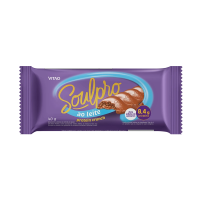 Chocolate Proteico ao Leite Zero açúcar Soulpro Vitao - 40g