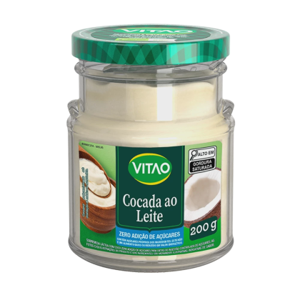 Cocada ao Leite Zero açúcar Vitao - 200g