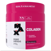 Colágeno Hidrolisado Max Titanium Frutas Vermelhas - 240g Colágeno Hidrolisado Max Titanium Frutas Vermelhas - 240g