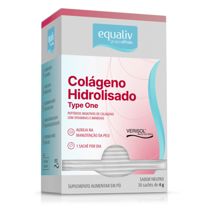 Colágeno Type One Equaliv - 30 sachês Colágeno Type One Equaliv - 30 sachês