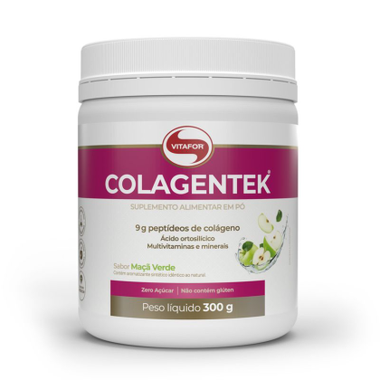 Colagentek Maçã Verde Vitafor - 300g Colagentek Maçã Verde Vitafor - 300g
