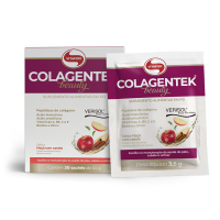 Colagentek Beauty Maçã c/ Canela Vitafor - 30 sachês 3,5g Colagentek Beauty Maçã c/ Canela Vitafor - 30 sachês 3,5g