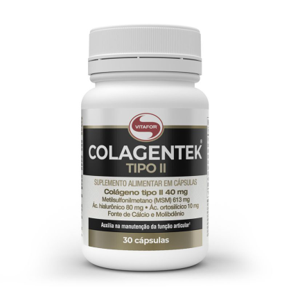 Colagentek Tipo II Vitafor - 30 cápsulas
