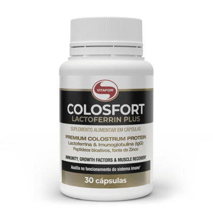 Colosfort Lactoferrin Plus Vitafor - 30 cápsulas Colosfort Lactoferrin Plus Vitafor - 30 cápsulas