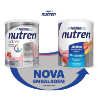 Complemento Alimentar Nutren Active Morango Nestlé - 400g Complemento Alimentar Nutren Active Morango Nestlé - 400g