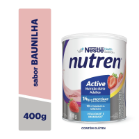 Complemento Alimentar Nutren Active Morango Nestlé - 400g Complemento Alimentar Nutren Active Morango Nestlé - 400g