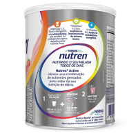 Complemento Alimentar Nutren Active Morango Nestlé - 400g Complemento Alimentar Nutren Active Morango Nestlé - 400g