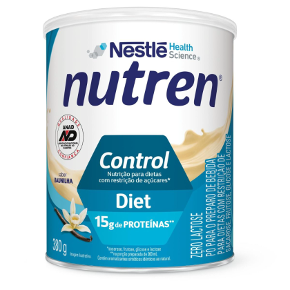 Complemento Alimentar Nutren Control Baunilha Nestlé - 380g Complemento Alimentar Nutren Control Baunilha Nestlé - 380g