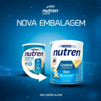 Complemento Alimentar Nutren Control Baunilha Nestlé - 380g Complemento Alimentar Nutren Control Baunilha Nestlé - 380g