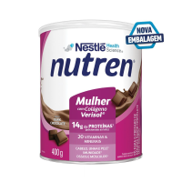 Complemento Alimentar Nutren Mulher Dark Chocolate Nestlé - 400g Complemento Alimentar Nutren Mulher Dark Chocolate Nestlé - 400g
