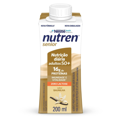 Complemento Alimentar Nutren Senior Baunilha Nestlé - 200ml Complemento Alimentar Nutren Senior Baunilha Nestlé - 200ml