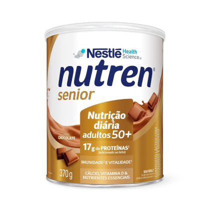 Complemento Alimentar Nutren Senior Chocolate Nestlé - 370g