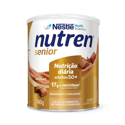 Complemento Alimentar Nutren Senior Chocolate Nestlé - 740g Complemento Alimentar Nutren Senior Chocolate Nestlé - 740g