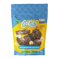 Cookies Banana Coberto Zero Açúcar Vitao - 120g