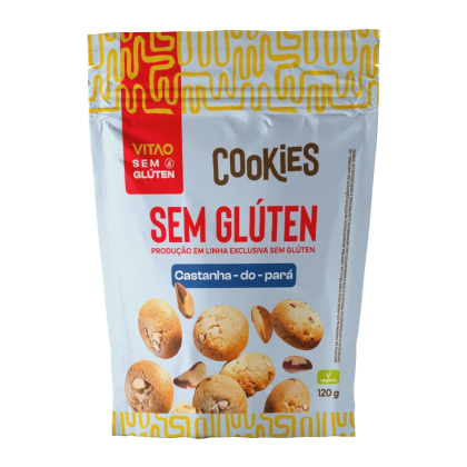 Cookies Castanha do Pará sem Glúten Vitao - 120g Cookies Castanha do Pará sem Glúten Vitao - 120g