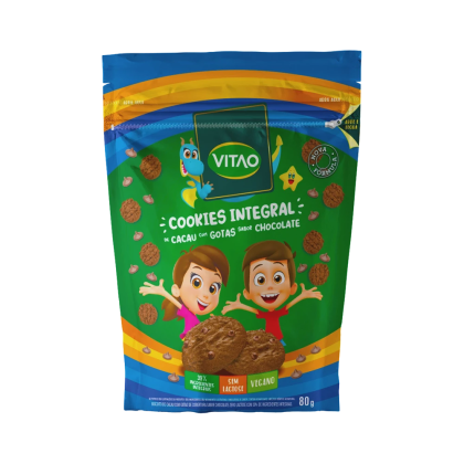 Cookies Integral Kids Chocolate Vitao - 80g