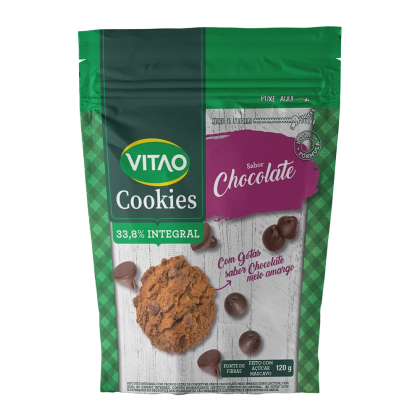 Cookies Chocolate Integral Vitao - 120g