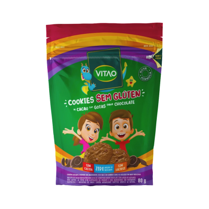 Cookies sem Glúten Kids Chocolate Vitao - 80g