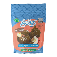 Cookies Maçã e Canela Coberto Zero Açúcar Vitao - 120g