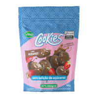 Cookies Morango Coberto Zero Açúcar Vitao - 120g
