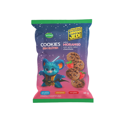 Cookies sem Glúten Disney Morango Vitao - 60g Cookies sem Glúten Disney Morango Vitao - 60g